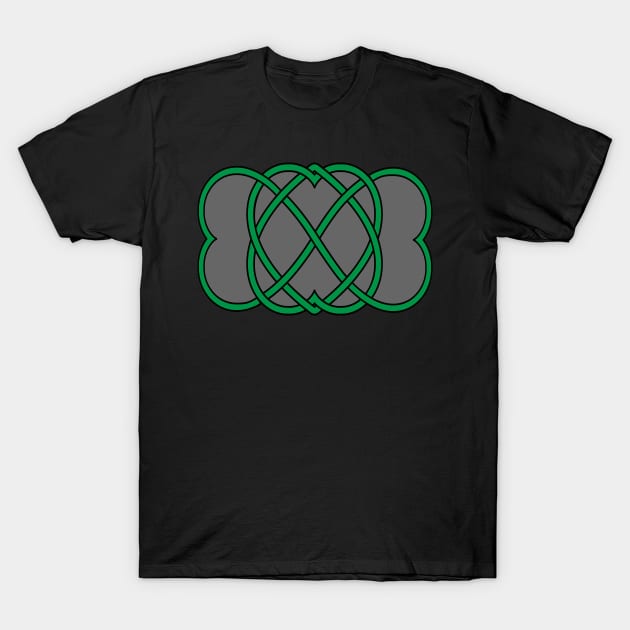 Celtic Knot Heart St Patricks T-Shirt by skauff